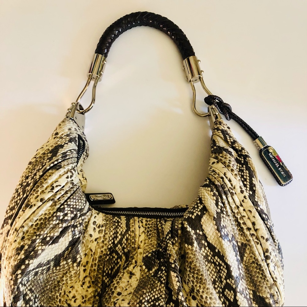 Michael Kors limited edition snakeskin hobo bag